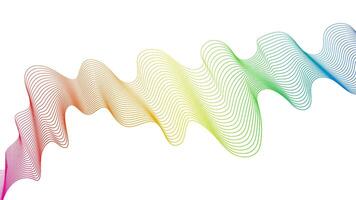 Abstract backdrop with wave gradient lines vector