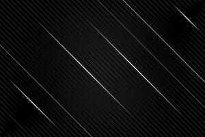 Black Line Abstract Background With Silver Highlighted Line vector