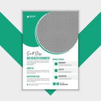Surgical Center Flyer - Precise and Clear Layout vector