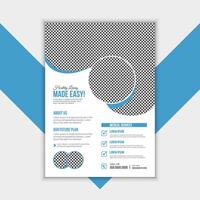 General Practitioner Flyer - Simple and Informative vector