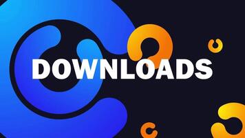 DOWNLOADS TITLE WITH CIRCLE BACKGROUND video