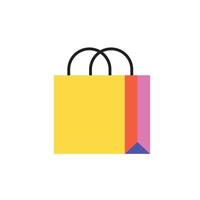 Illustration bag retro unique design with blank background vector