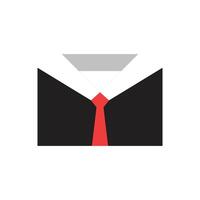 Logo suit square rectangle fashion unique design with blank background vector
