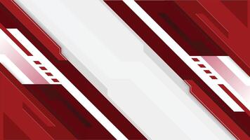 Modern Abstract Red and White Geometric Background vector