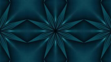Abstract geometric design featuring circular and hexagonal patterns in teal and dark tones. video