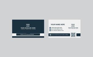 Editable Modern and Professional Business Card For Every Need vector