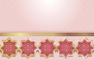 Elegant background for Ramadan Kareem with Arabic pattern vector