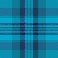 Victorian texture tartan pattern, machinery check seamless textile. Apartment background fabric plaid in cyan and blue colors. vector