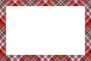 Vintage frame . Scottish border pattern retro style. Tartan plaid ornament. vector