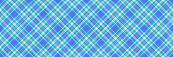 Antique seamless pattern plaid, perfect tartan fabric texture. Cute background check textile in light and blue colors. vector