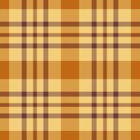 Birthday texture plaid pattern, geometry tartan fabric. Sample seamless textile check background in amber and orange colors. vector