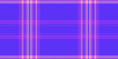 Carnival background texture plaid, guy textile pattern check. Outline tartan fabric seamless in indigo and violet colors. vector