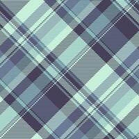 Micro fabric textile plaid, romantic seamless background pattern. Baby tartan texture check in pastel and light colors. vector