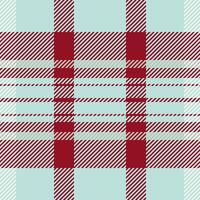 Stylish red and light blue diagonal plaid pattern. Perfect for textile design, backgrounds, website headers, or fashion projects. Clean, modern aesthetic. Versatile and visually appealing. vector