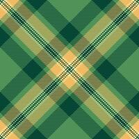 Nostalgic background pattern texture, national seamless textile tartan. Ornate plaid fabric check in green and dark colors. vector