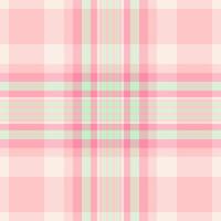 Halftone seamless tartan plaid, linear textile texture fabric. Retail pattern check background in light and red colors. vector
