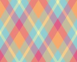 Vibrant pastel plaid pattern. Perfect for website backgrounds, textile designs, or crafting projects. This cheerful, geometric design offers a fresh and modern aesthetic. vector