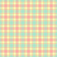 Checking seamless check textile, tissue background plaid . Minimal tartan texture fabric pattern in light and lime colors. vector
