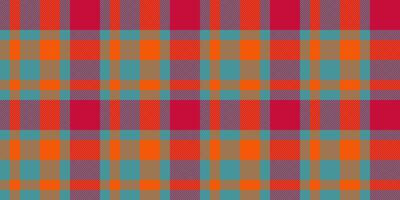 Day texture background, neutral pattern plaid tartan. Fiber seamless textile fabric check in cyan and bright colors. vector