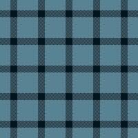 Production background tartan texture, father plaid textile fabric. Small pattern seamless check in cyan and black colors. vector