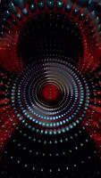 Pulsating neon wired balls shape disco background VJ Loop. 3D graphics for music stage transition, shows, retro, hitech. video