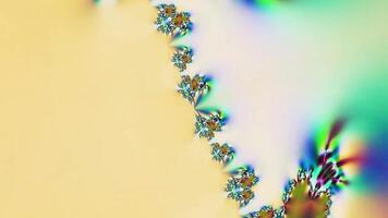 abstract background wave particles color glow video