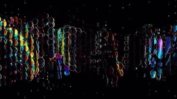 An abstract fractal pattern background video
