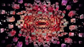 captivating kaleidoscope of colorful abstract vectors. Perfect for enhancing creativity in visual effects, motion graphics, and artistic presentations. video