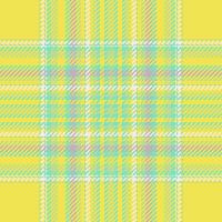 Plaid check pattern. Seamless fabric texture. Tartan textile print. vector