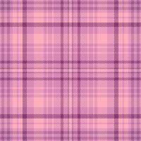 Irish background texture , improvement textile tartan plaid. Oilcloth fabric seamless check pattern in pink and red colors. vector