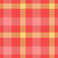 Baby fabric pattern background, cover check texture . Clan seamless textile tartan plaid in pretty red and red colors. vector