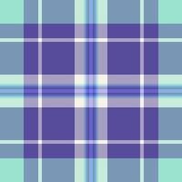 Stylish pastel plaid pattern in soft blues, purples, and mint greens. Perfect for textile design, website backgrounds, or crafting projects. vector