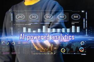 AI Analytics Concept AI Processing photo