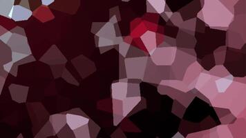 Crystal diamond colorful animated background. abstract mosaic smooth motion color. dark retro glass motion. artistic animation. video