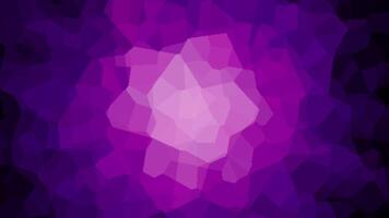 Crystal diamond purple animated background. abstract mosaic smooth glass motion. dynamic color animation. video