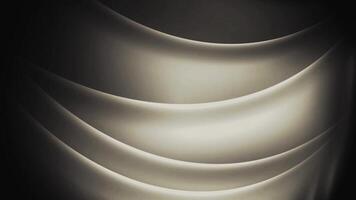 Dark white grey waves abstract motion background. Seamless looping animation. soft motion. video