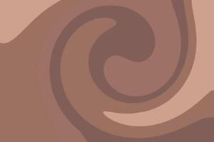 Abstract wavy lines seamless pattern isolated background. Mocha mousse color. vector