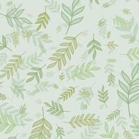 abstract green leaf nature pattern background vector