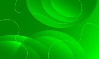 abstract green curve background vector
