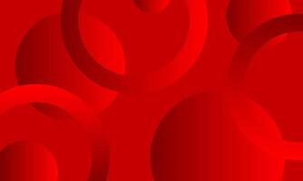 abstract red circles background vector