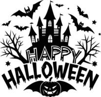 happy halloween design vector