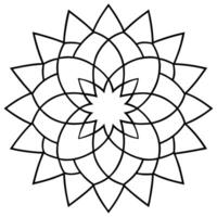 Mandala patterns for bohemian-style decor vector
