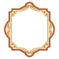 Vintage frame for branding and packaging projects vector