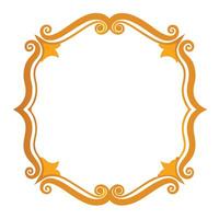 Decorative vintage frame for festive invitations vector