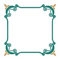 Minimalist vintage frame for subtle elegance vector