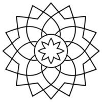 Colorful mandala patterns for fashion prints vector