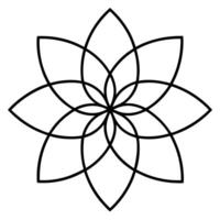 Mandala patterns for ceramic and pottery art vector