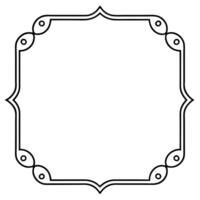 Distressed vintage frame for rustic aesthetics vector