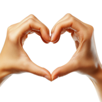 Hand Poses Forming Heart Shapes Representing Inclusivity and Positive Relationships png