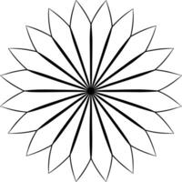 Creative mandala design for unique artwork vector